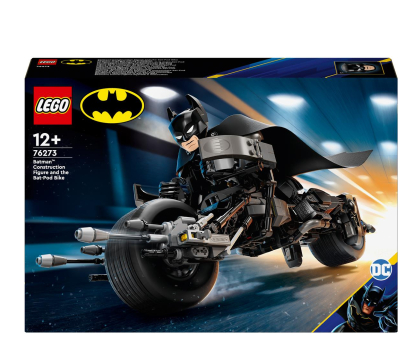 Klocki LEGO® LEGO SUPER HEROES 76273 Figurka Batmana do zbudowania i batcykl